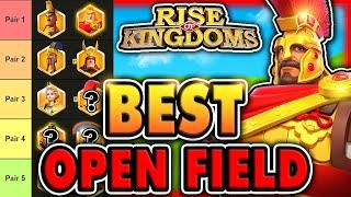 Best 5 & 7 OPEN FIELD Commander Pairs in Rise of Kingdoms