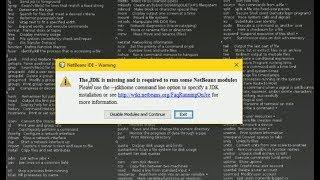 NETBEANS JDK missing error || SOLVED