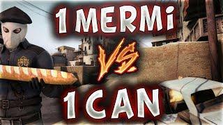 1 CAN VS 1 MERMİ EFSANE EĞLENCELİ OLDU !! (CS:GO)