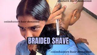 Braided Shave #headshavelatest ​⁠ @coimbatorehairdonation Inspired by youtube Full video