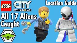 LEGO City Undercover - All 17 Aliens Caught (Location Guide) - Unlock Space Alien