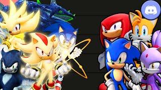 Sonic, Tails, and Knuckles make a Sonic Forms Tier List (Ft. Blaze)