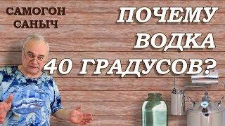 ПОЧЕМУ ВОДКА 40 градусов ? Д.И. Менделеев и М.Х. Рейтерн / Домашняя водка