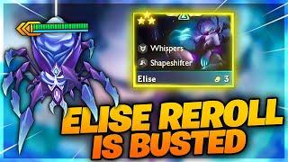 ELISE REROLL IS BROKEN!! Sin Elise One-shot Reset Build - TFT Set 7 Comps | Milk