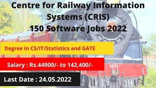 Apply Online Active Now  | CRIS Jobs 2022 | By EJOBNCAREER  | CRIS Recruitment 2022 - ASE, ADA