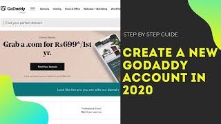 Create A New Godaddy Account In 2020 | How To Create Godaddy Account