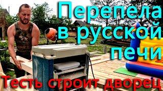 ВКУСНО очень получились перепела в печи без печи. На участке появился дворец. Косить можно вечно