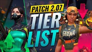 NEW UPDATE: BEST Agents TIER List - Valorant Patch 2.07