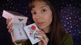 ASMR | Séance de divination et tirage de cartes  tapping, tracing