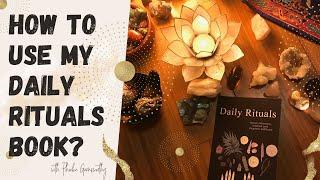 How To Use My Daily Rituals Book