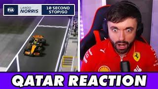 Live Reaction to the DISGRACEFUL decisions at the Qatar Grand Prix