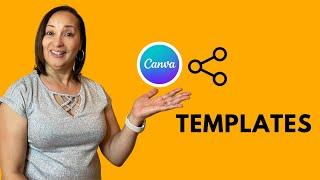 How to Share CANVA TEMPLATES 2024 Tutorial | EASY!