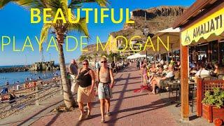 Playa de Mogan GRAN CANARIA Spain 2024   NEW Walking Tour in Canary Islands [4K UHD]