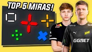 Essas são as 5 MELHORES MIRAS de PROPLAYERS de CS:GO