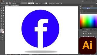 How To Create Facebook Logo In Adobe Illustrator 2021