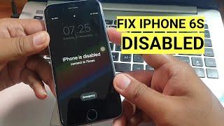 Cara Mengatasi Iphone 6s dinonaktifkan, iphone disabled