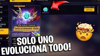  Oficial! FREE FIRE SOLO UN TOKEN EVOLUCIONA TODAS LAS ARMAS EVOLUTIVAS - COMO FUNCIONA?