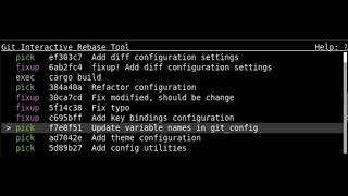 Git Interactive Rebase Tool - Demo