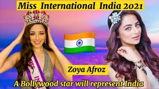 Miss international India 2021 Zoya Afroz | Miss international India 2021 | Zoya Afroz