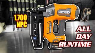 SHOOT STRAIGHT! RIDGID 18V 16ga Straight Finish Nailer Review [R09893]