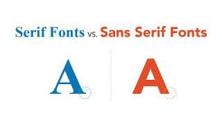 Serif vs Sans Serif Fonts: What's the difference?