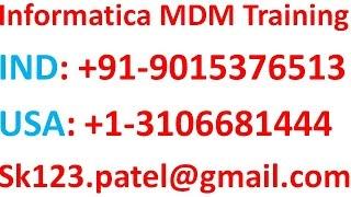 Informatica MDM Online training | Landing table , stage table , base object table
