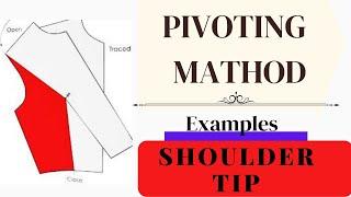 How to master dart manipulation techniques : pivot method shoulder Tip dart pattern making