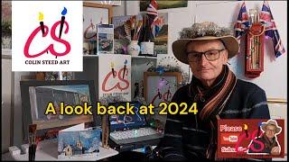 Colinsteedart. Highlights from 2024. Colin Steed Artist.