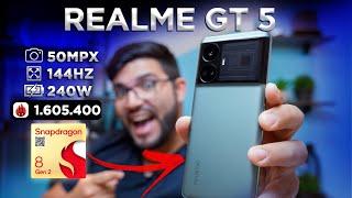 CHEGOU! 24GB de RAM e carregador de 240W! Mais potente do mundo! REALME GT 5, Unboxing