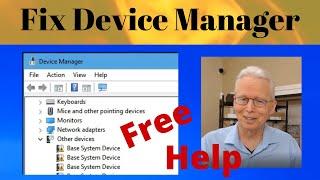 Solved - Device Manager Errors - Other Devices Section with Exclamation Marks