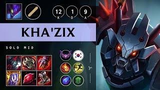 Kha'Zix Mid vs Yasuo - KR Master Patch 25.04