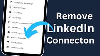 How To Remove Linkedin Connection on Linkedin App