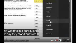 Hoe je met 4 muisklikken iedere YouTube video kan ondertitelen en vertalen in het Nederlands
