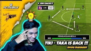  TAKTIK META TIKI-TAKA MODE MANAGER IS BACK !!! AUTO GACOR BUAT BANTAI BANTAI PUBLIK ! - FC Mobile