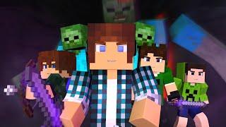 Minecraft Música  - COM MEUS AMIGOS | Animation Minecraft (Feat. Brancoala)