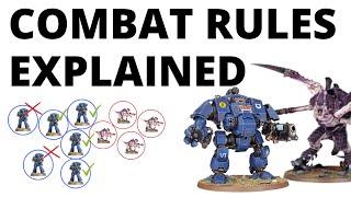 Melee Combat in Warhammer 40K EXPLAINED - How to Play 40K 10th Part 7: Fight Phase