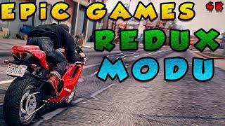 GTA V Epic Game REDUX Ultra Gerçekçi Grafik Modu Nasıl Kurulur ? | 4K |