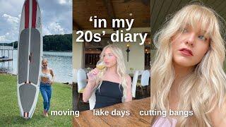 In my 20s diaries | moving to london, cutting bangs, lake days, etc.