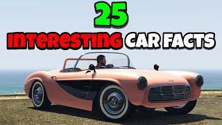 25 Interesting Car Facts You Probably Didn’t Know in GTA Online