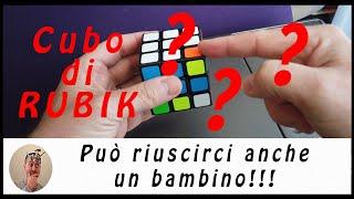 Il cubo di Rubik: un metodo elementare ed intuitivo (senza algoritmi) per risolvere il cubo.