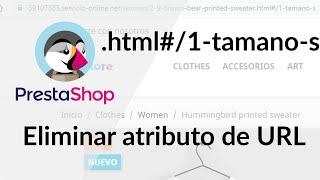 Eliminar atributos/combinaciones de URL de productos PRESTASHOP