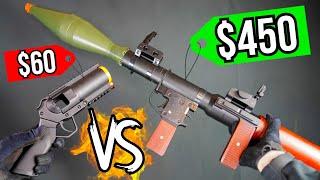 Cheap vs Expensive Airsoft Grenade Launchers!