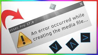 VEGAS PRO ERROR FIX 100% |An error occurred ... |