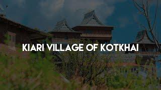 Kiari village of Kotkhai | Dhalon | Mountamin