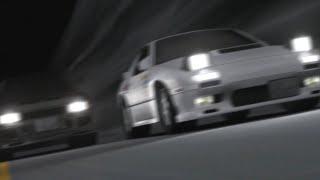 Initial D- Ryosuke FC3S vs Evo 3 part 1 of 2(HD) Eng Dub