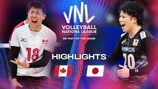  CAN vs.  JPN - Highlights | Week 3 | Men's VNL 2024