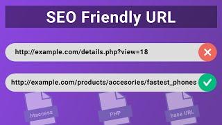SEO friendly URL in PHP | Custom URL using PHP