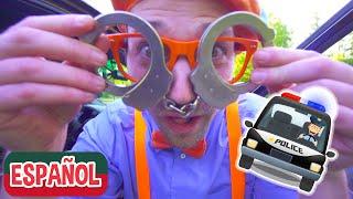 Carros de Policía para Niños con Blippi Español |  Videos Educativos para Niños