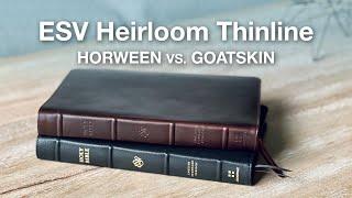 Unboxing the new ESV Thinline in Horween & Goatskin