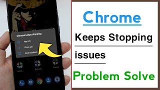 Google Chrome Keeps Stopping Problem Solve